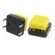 Yellow Square Cap Momentary Tactile Tact Push Button Switch 12 x 12mm x 8mm